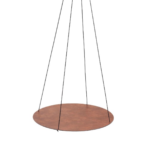 Lind DNA Pendel Tablett Ø 40 Pendulum Circle braun / cognac 990434 