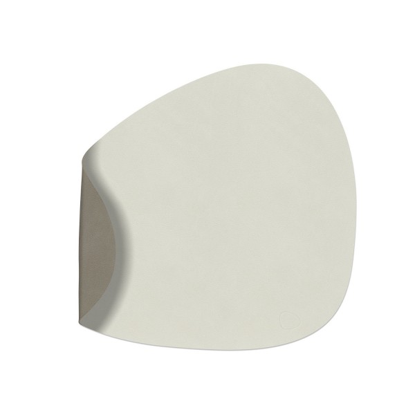 Lind DNA Tischset Curve L Double, Nupo Linen/Flint Grey 992405 