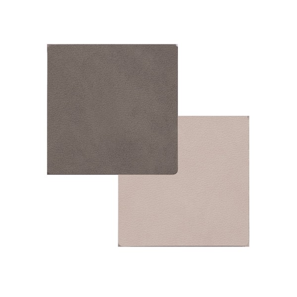 Lind DNA Glasuntersetzer Square wendbar Nupo Caviar / Clay Brown 991788 