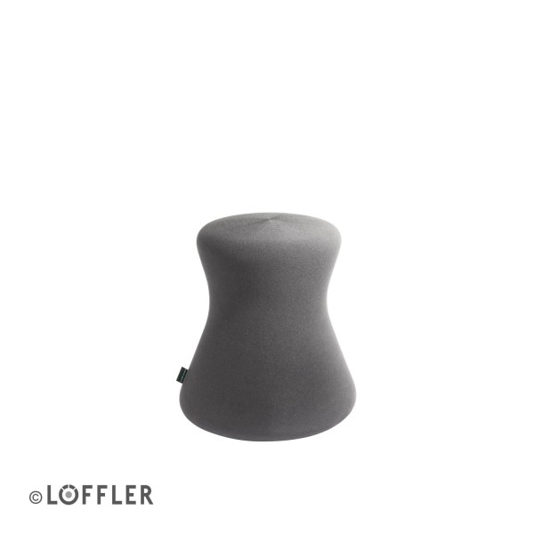 Löffler FUNGO Hocker mit Strickbezug FU1 grau