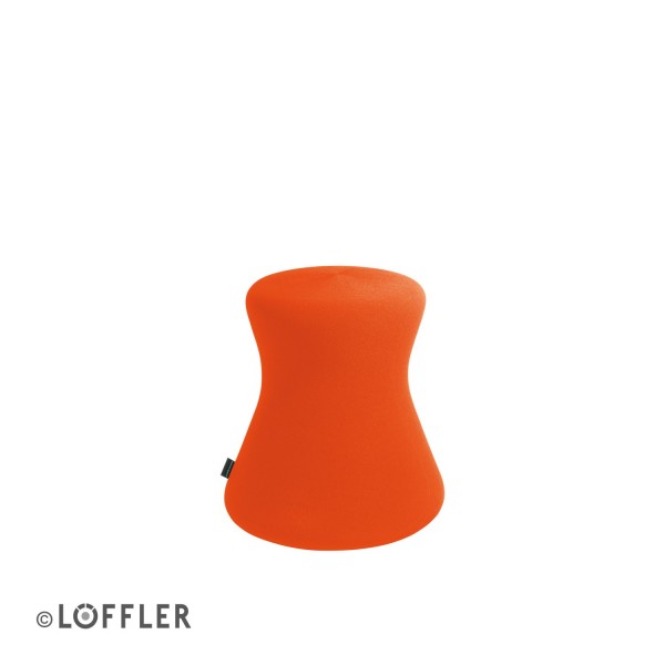 Löffler FUNGO Hocker mit Strickbezug FU1 orange