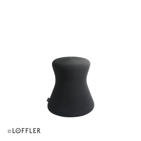 Löffler FUNGO Hocker mit Strickbezug FU1 schwarz