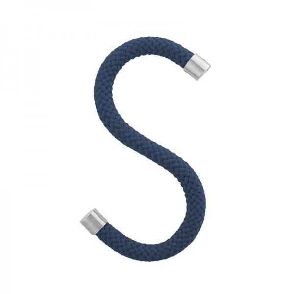 Peppermint Products Loop HOOK Textil-S-Kleiderhaken aus Seil / 5er Set blau PMP_0021_BU_00 