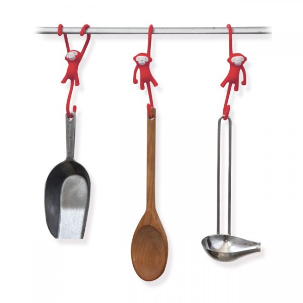 Küchenhaken 3er Set Just Hanging rot MB936 | im aoshop.de online kaufen