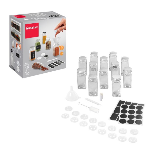 Metaltex Gewürzstreuer 12er Set 252896000 