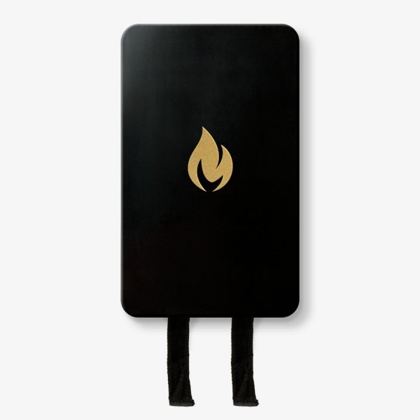 Nordic Flame Löschdecke schwarz/gold N230 