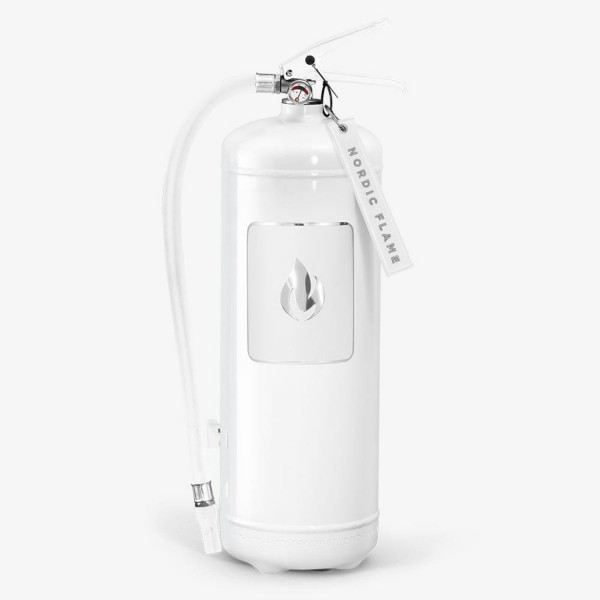 Nordic Flame Feuerlöscher Classic weiß 6 kg N150 