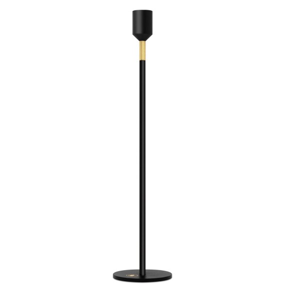 Nordic Flame Kerzenständer schwarz/gold 34cm N945 