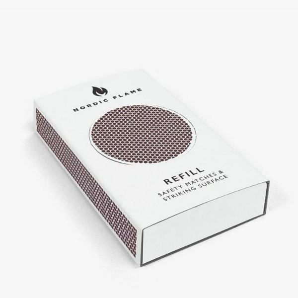 Nordic Flame Refill-Schachtel für Streichholz-Dosen und -Hüllen N910 