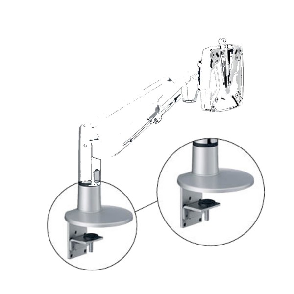 Novus LiftTEC Tischbefestigung silber 796+0819+000 