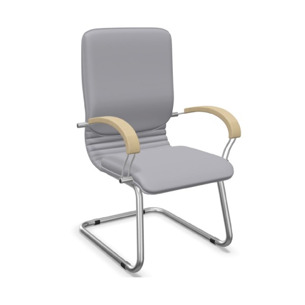Nowy Styl Nova Wood LB CF_CR Freischwingerstuhl, konfigurierbar 
