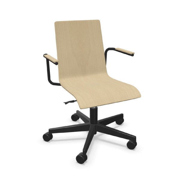 Nowy Styl Cafe VII CTP Stuhl auf Rollen, konfigurierbar 