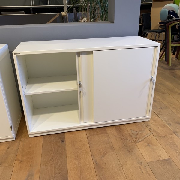 Palmberg Schwebetürenschrank 2OH weiß Ausstellungsstück 