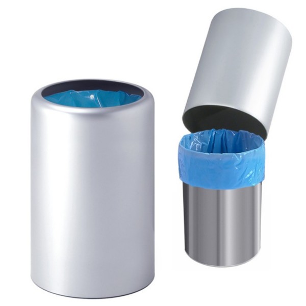 Rexite Papierkorb Birillo Plus aluminium 1102.AN.AN 