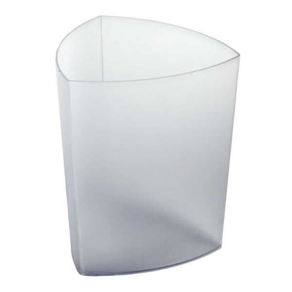 Rexite Papierkorb Eco Pro transparent weiß 1500.PP.P5.71 
