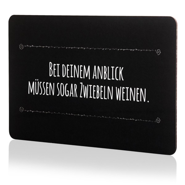 PECHKEKS® Frühstücksbrettchen "Bei Deinem Anblick" 2601004 