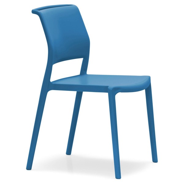 Pedrali Ara 310 Stuhl blau, 4er Set