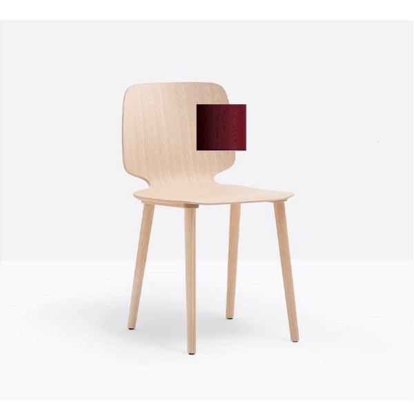 Pedrali Babila 2700 Esche rot, 2er Set