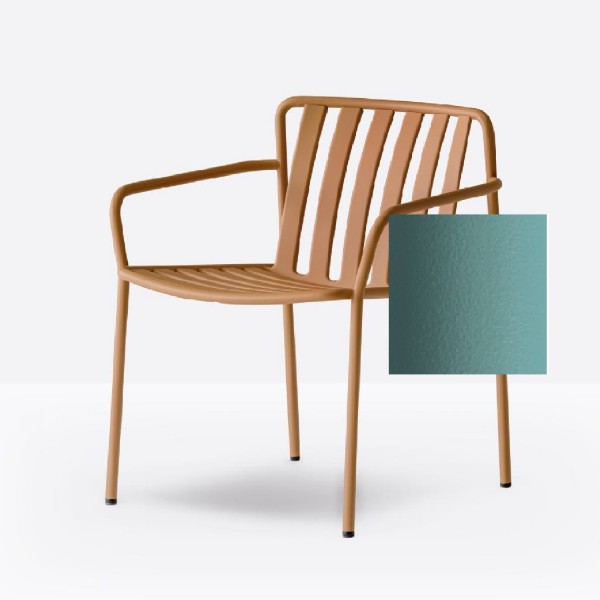 Pedrali Coney Sessel mit Armlehnen 3649 hellblau, AZ100E, 1 Stück