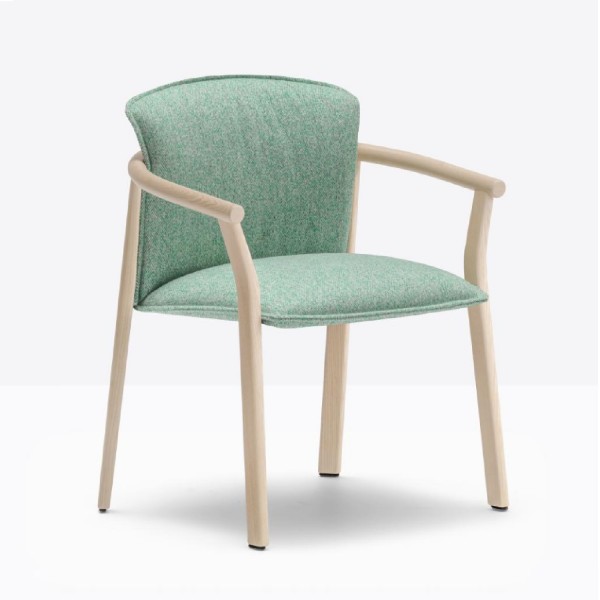 Pedrali Lamorisse Stuhl Wood 3686, 2 Stück 