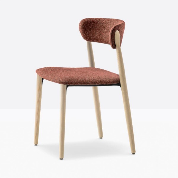 Pedrali Nemea Stuhl 2823, gepolstert, 2 Stück 