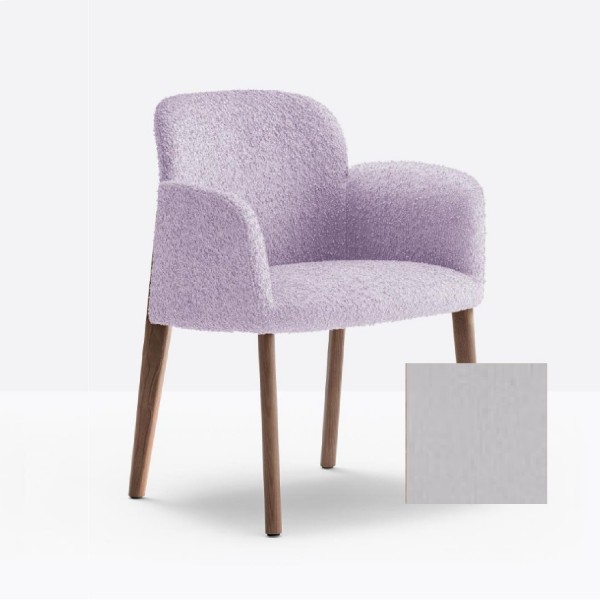 Pedrali Opale Sessel 3785 Esche grau GC