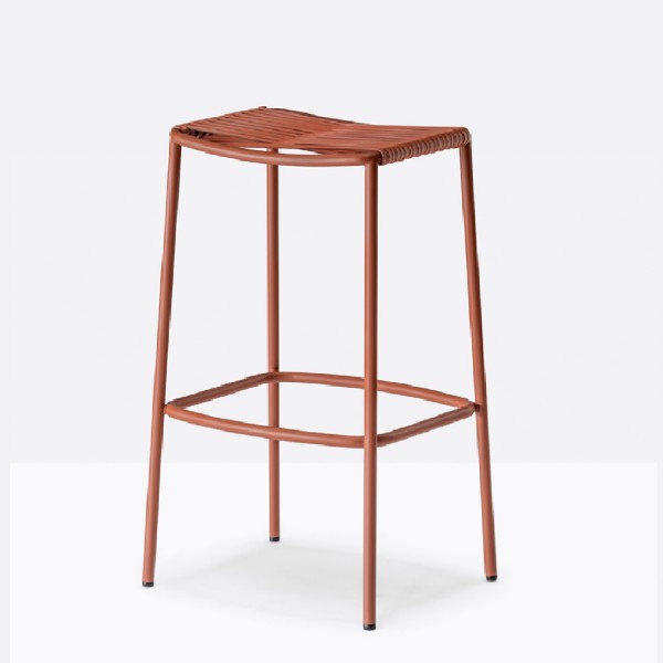 Pedrali Philia Outdoor Barhocker 3908, 2 Stück olivgrün_olivgrün