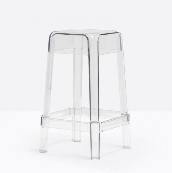 Pedrali Rubik Hocker 582 transparent