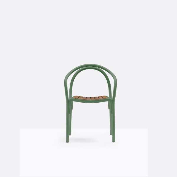 Pedrali Outdoor Stuhl Soul 3746 dunkelgrün