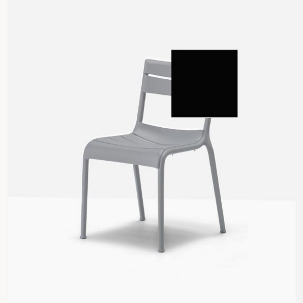 Pedrali Souvenir Stuhl 550, 550R schwarz, 4er Set