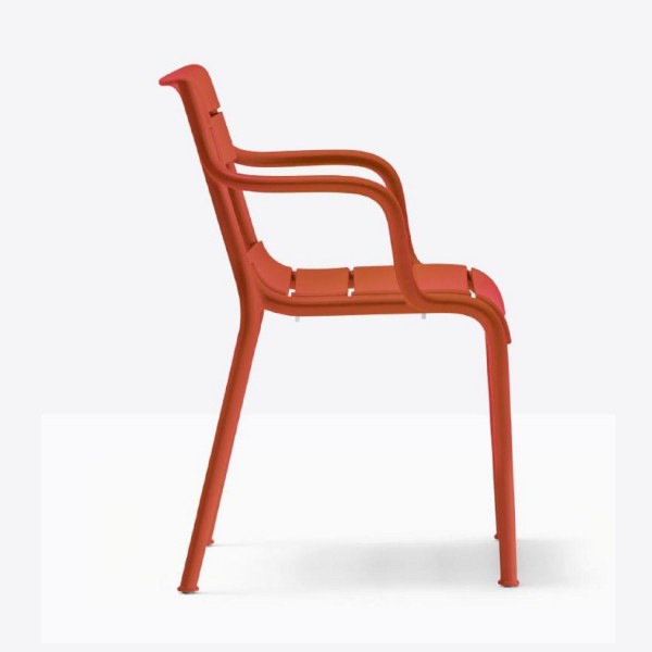 Pedrali Souvenir Stuhl 555, 555R rot