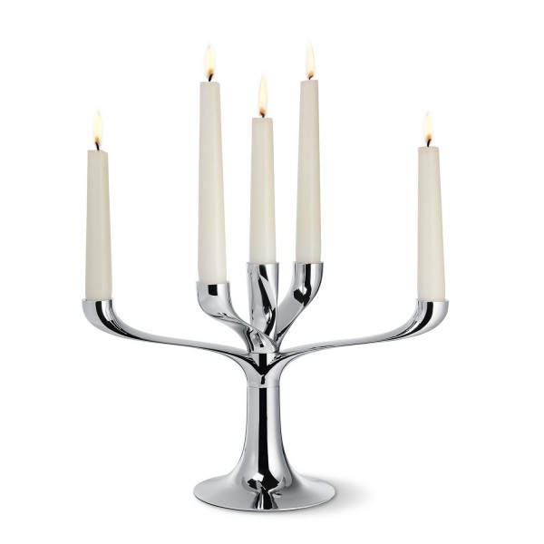Philippi Kerzenleuchter Candelabra silberfarben 123167 