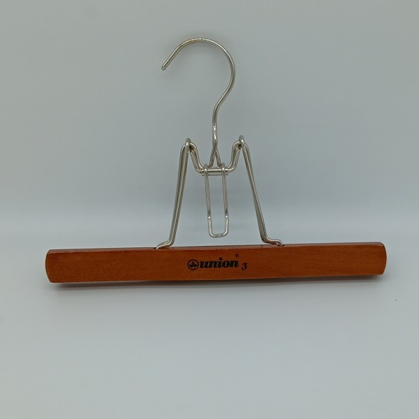 Pieperconcept Hosenhalter Union 3 Buche gedämpft poliert, Gestell silberfarbig 1400.32.000 