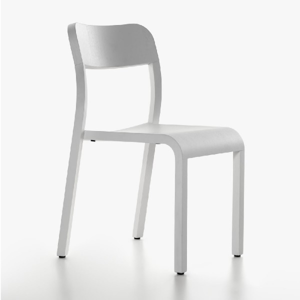 Plank Blocco Stuhl Esche weiß 1475_20_02, 2 Stück 