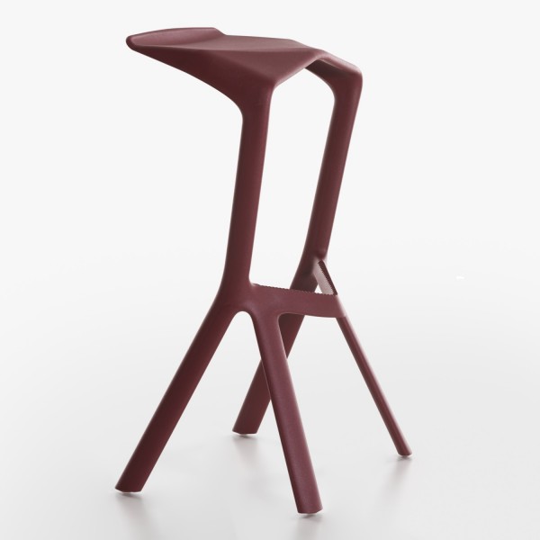 Plank Barhocker Miura weinrot 8200-wr 