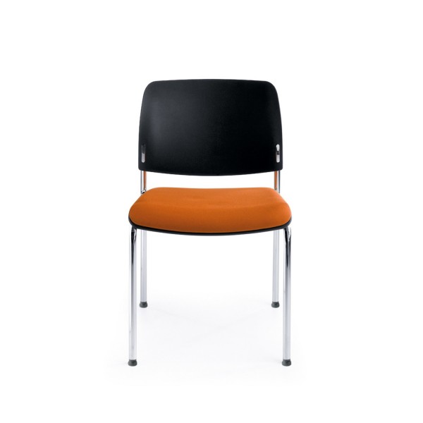 Profim Vierbeinstuhl Bit 560H Sitz gepolstert, Rücken Kunststoff 
