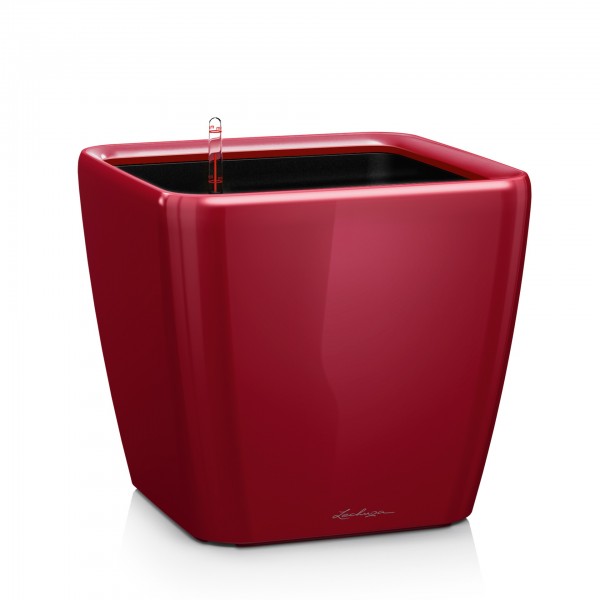Lechuza Pflanztopf Quadro LS 43 scarlet rot hochglanz 16187 