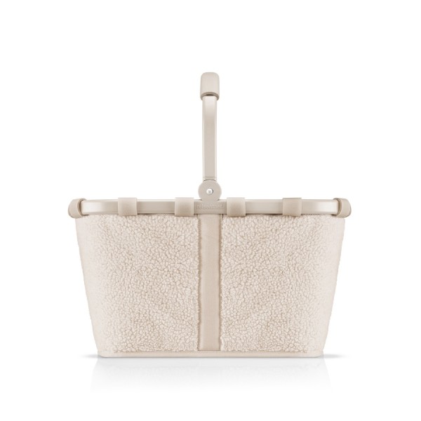 reisenthel® Carrybag teddy sand – Der Kult-Einkaufskorb im soften Plüsch-Look BK1042 