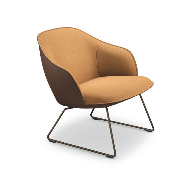 Sedus se:café soft lounge chair, Kufengestell, cc-265, konfigurierbar 