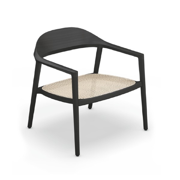 Sedus se:café wodden lounge chair, Holzgestell, Wiener Geflecht, cw-268, konfigurierbar 