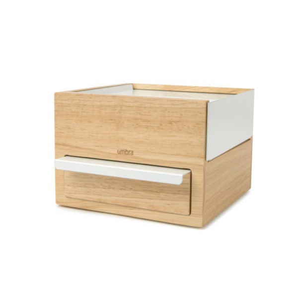 Umbra Mini Design Schmuckkasten Stowit Mini natur/weiß 1005314-390 