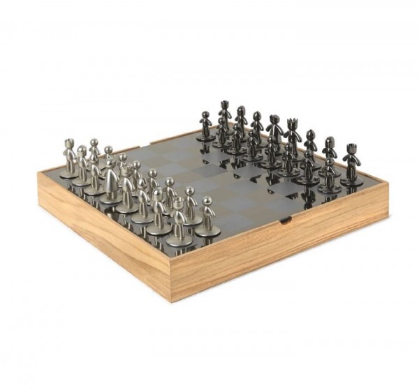 Umbra Buddy Chess Set, Schach Spiel, 1005304-390 