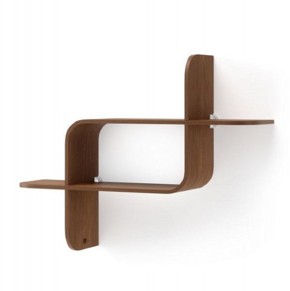 Umbra Montage Wall Shelf walnut 1017571-1055 