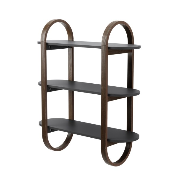 Umbra Wandregal Bellwood schwarz/walnuss 1016859-048 