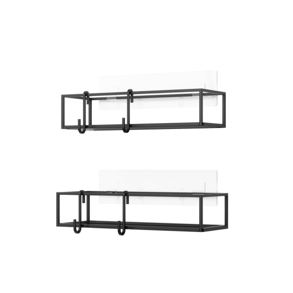 Umbra Duschablage Cubiko Shower Bin Set schwarz 1018615-040 