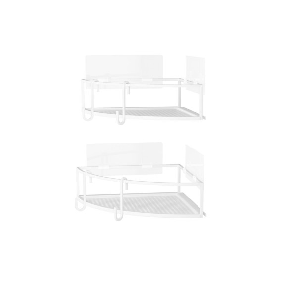 Umbra Duschablage Cubiko Corner Bin 2er Set weiß 1018616-660 