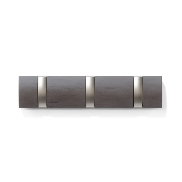 Umbra Wandgarderobe Mini Flip 3 Haken treibholz/nickel 318853-1143 