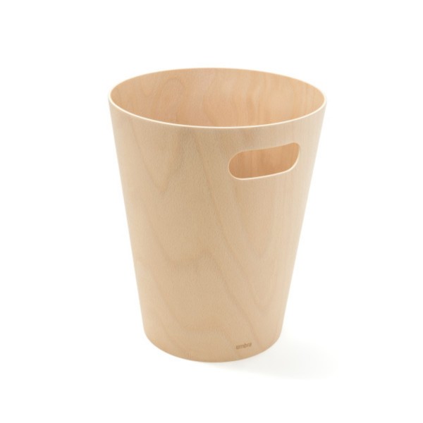 Umbra Abfalleimer Woodrow Can Birkenholz natur 082780-390 