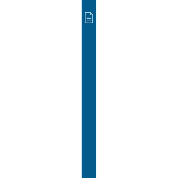 Rexite Unix Klebeetikette H 85cm 70.CC.06 Altpapier blau