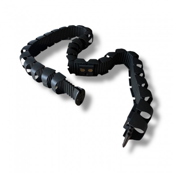 Assmann Kabelführung vertikal schwarz Kabelschlange VKKMR 